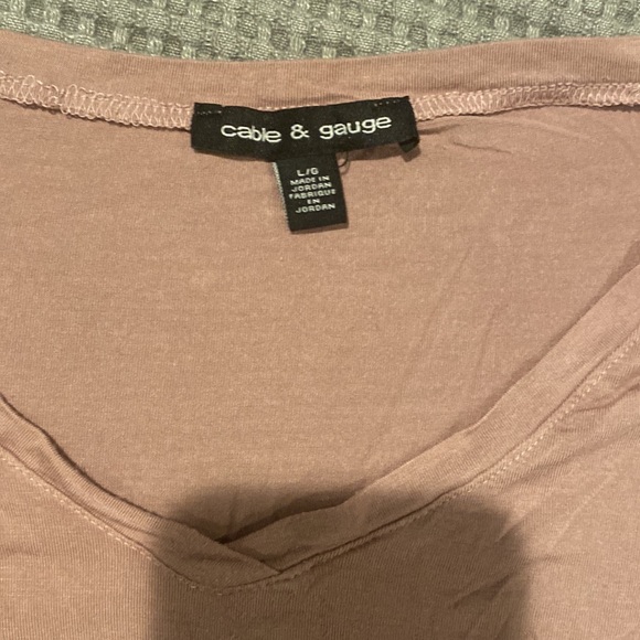 Mauve soft tee - Picture 2 of 5